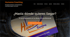 Desktop Screenshot of humanoscoaching.com
